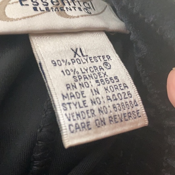 FINAL MARKDOWN ESSENTIAL Elements Stretch Velvet Slacks (XL) - Picture 3 of 3